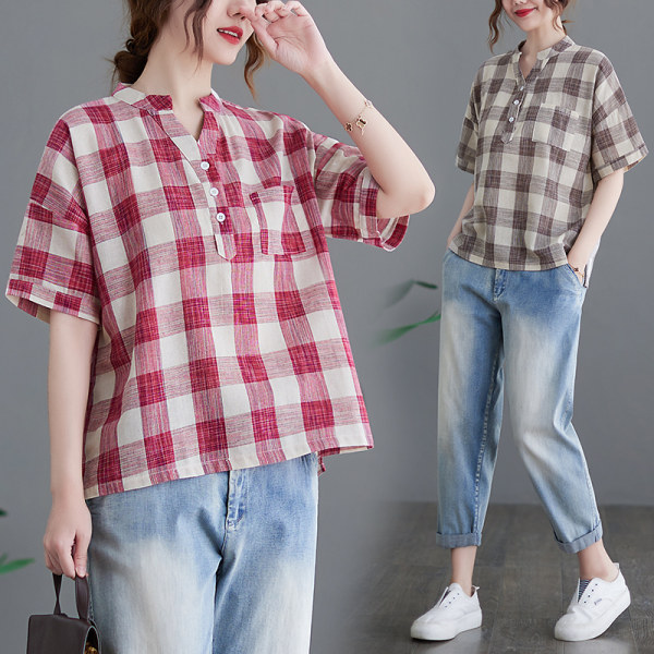 เสื้อลินิน แบบเสื้อสวยๆ เสื้อผ้าฝ้ายลินิน เสื้อเชิ้ตผ้าลินิน BY LININ