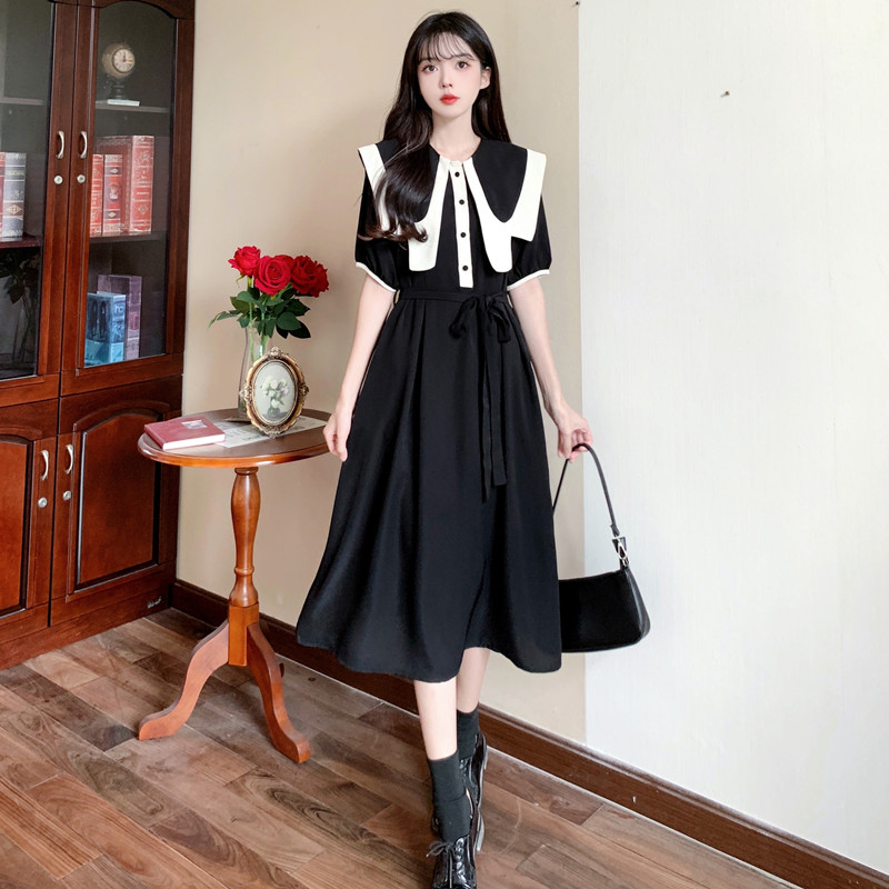 เดรสวัยรุ่น-เดรสคนอ้วนวัยรุ่น L-4XL(อก38-46 นิ้ว)