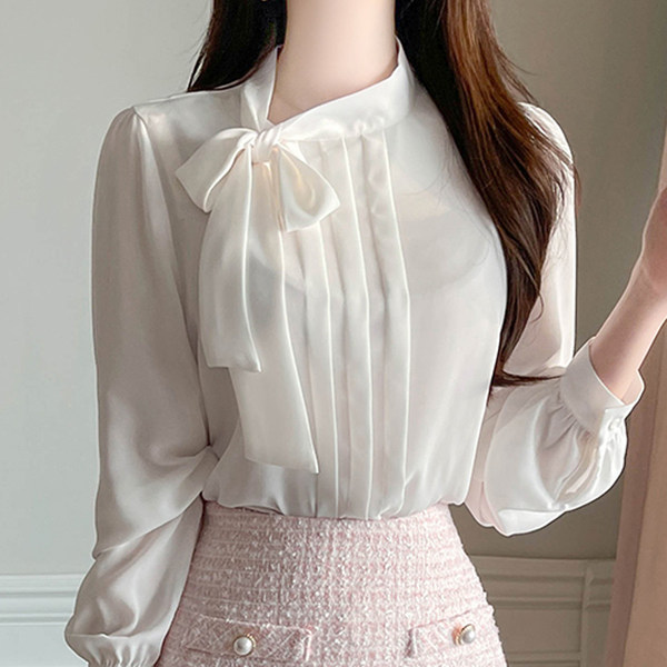 เสื้อชีฟองเกาหลี เสื้อชีฟองสวยๆ