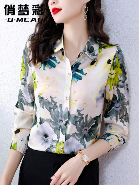 เสื้อเชิ้ต เสื้อเชิ้ตชีฟอง ลายสวยๆฟรีค่าส่ง