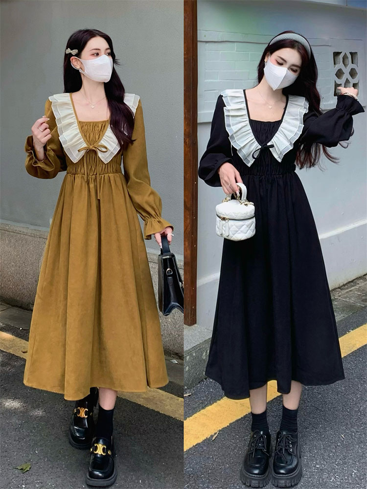เดรสสาวอวบ มีไซส์ L-4XLอกเสื้อ 38-47 นิ้ว ใส่ได้ทั้งสาวหุ่นดีน่ารักจนถึงสาวอวบพลัสไซส์ จัดส่งฟรี! ทักแชทสั่งซื้อ