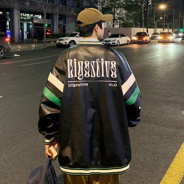 เสื้อแจ็คเก็ตเบสบอล เสื้อคลุม เสื้อแขนยาวสไตล์เกาหลี