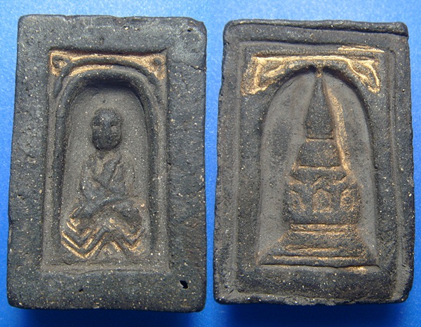 หลวงปู่ทวดพิมพ์กลักไม้ขีดอาจารย์นอง ฐานฝังตะกรุด