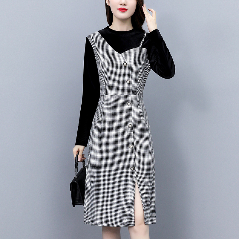 เดรสคนอ้วน มีไซต์ XL-5XL Beautiful Feet Fashion Shoes