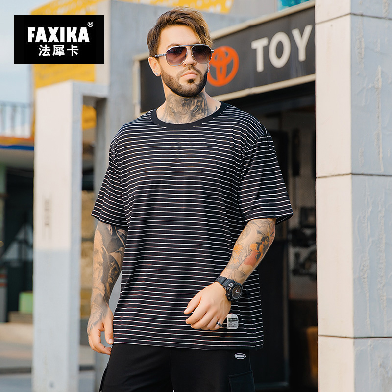 เสื้อยืดผู้ชายอ้วน S-5XL(อกเสื้อ39-51นิ้ว)