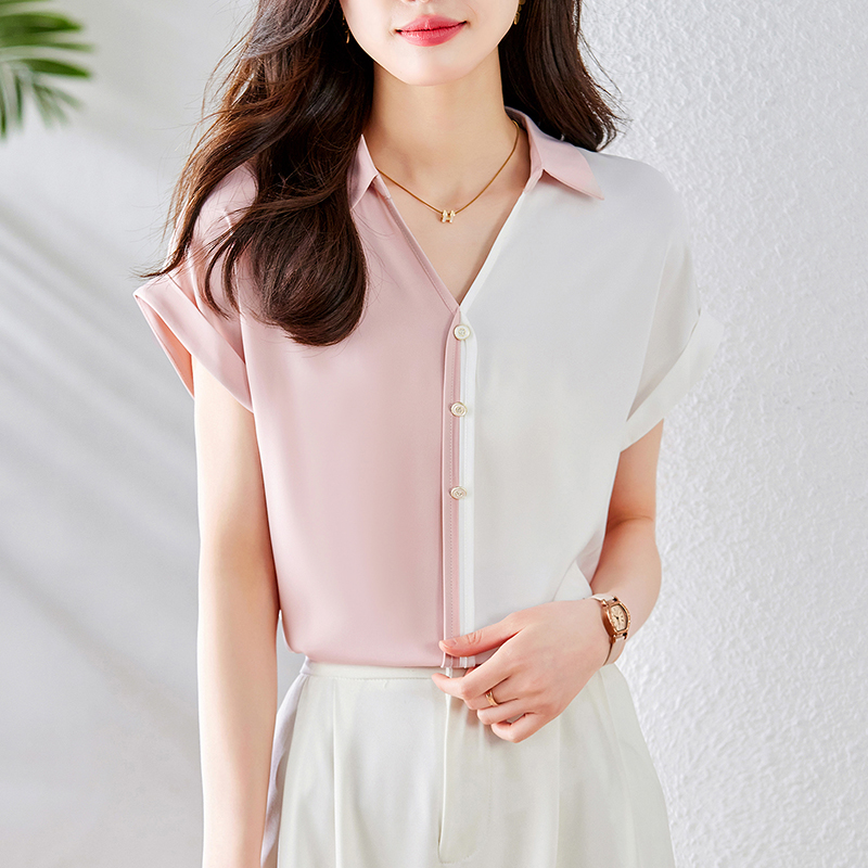 เสื้อเชิ้ตผู้หญิงแขนยาว เสื้อเชิ้ตผู้หญิงใส่ทํางาน 390 บาทต่อชิ้น ฟรีค่าจัดส่ง