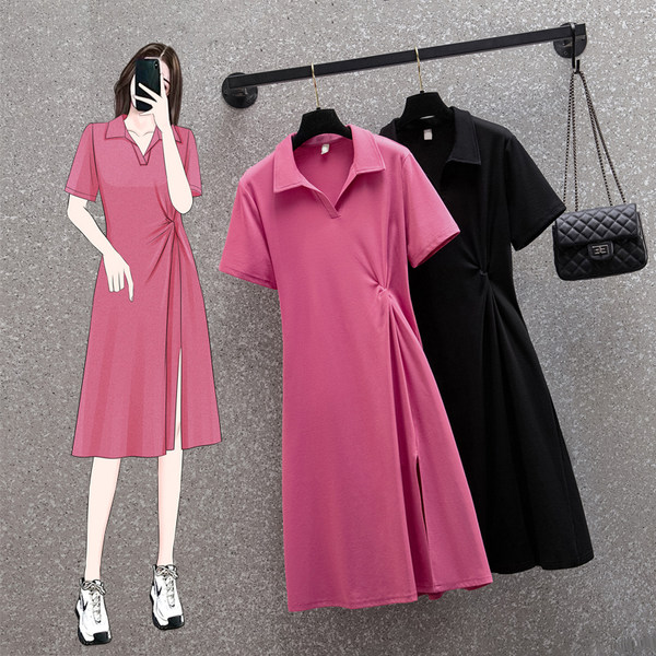 เดรสคนอ้วน เดรสสาวอวบ ชุดเดรสคนอ้วนวัยรุ่น BY PLUS SIZE Girl