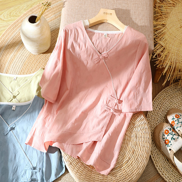 เสื้อลินิน เสื้อผ้าฝ้ายลินิน เสื้อเชิ้ตผ้าลินิน