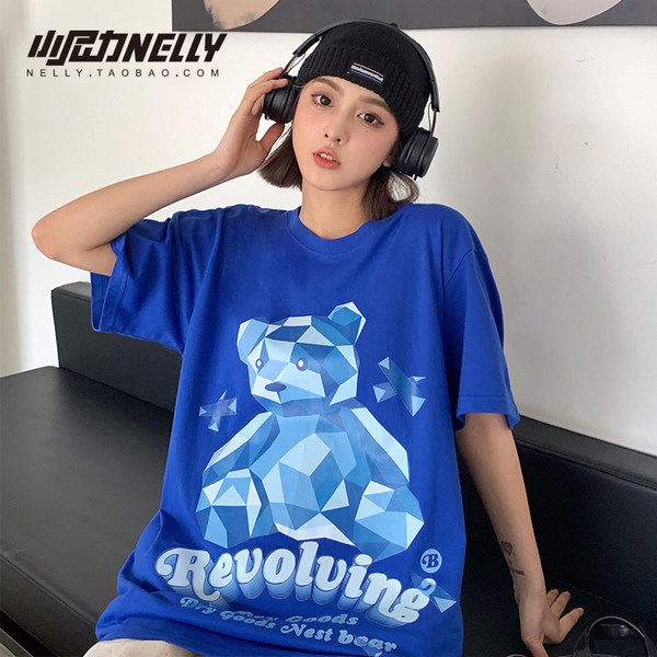 เสื้อยืดคอกลม ผู้ชาย เสื้อยืดผู้ชายเกาหลี เสื้อยืดเกาหลี แบรนด์ NELLY
