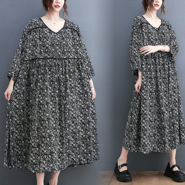 เสื้อลินินคนอ้วน เสื้อทีเชิ้ตคนอ้วนผู้หญิง เสื้อทีเชิ้ตตัวใหญ่ By Literary Plus size