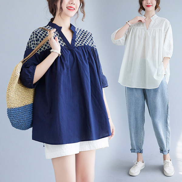 เสื้อลินินคนอ้วน