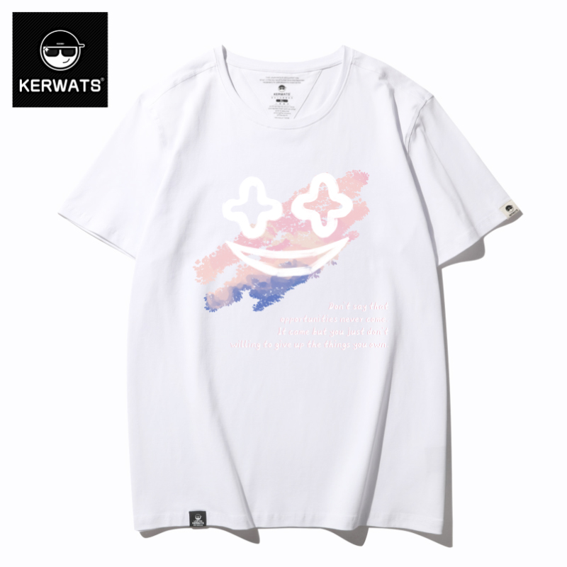 เสื้อยืดผู้ชายอ้วน S-6XL น้ำหนักผู้สวม 50-135 กิโลกรัม
