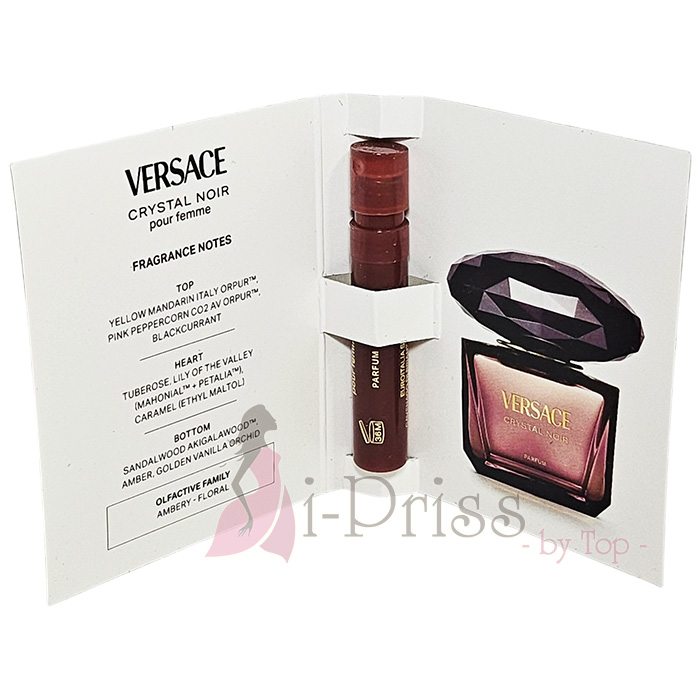 Versace Crystal Noir pour femme Parfum 1 ml.