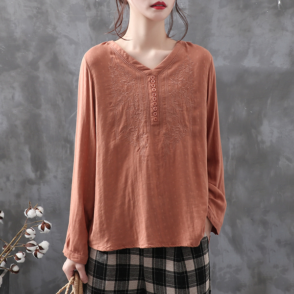 เสื้อเชิ้ตผ้าฝ้ายลินิน ขายเสื้อเชิ้ต ผ้าลินิน เสื้อเชิ้ตผ้าฝ้ายผู้หญิง