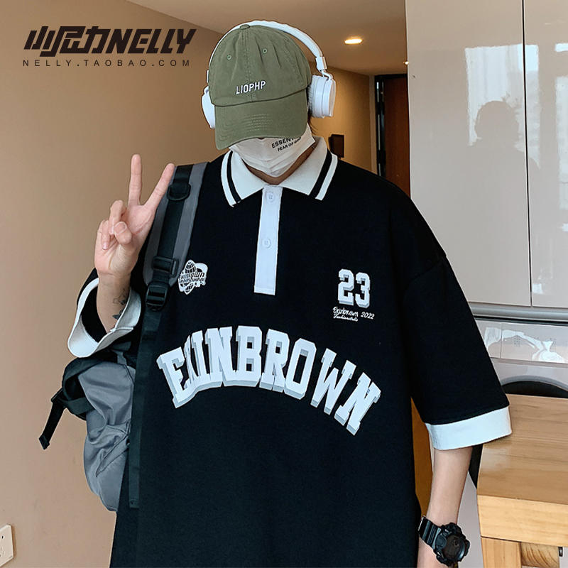 เสื้อยืดคอกลม ผู้ชาย เสื้อยืดผู้ชายเกาหลี เสื้อยืดเกาหลี แบรนด์ NELLY