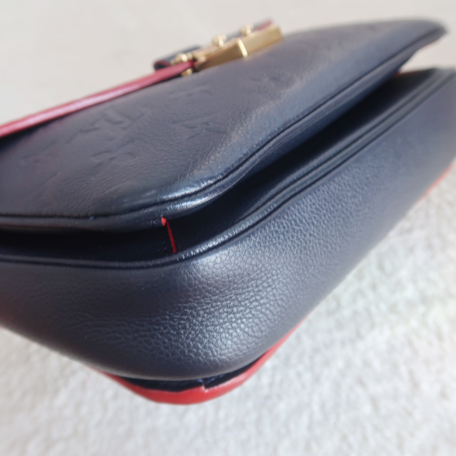 Louis Vuitton Blue Monogram Empreinte Metis Pochette