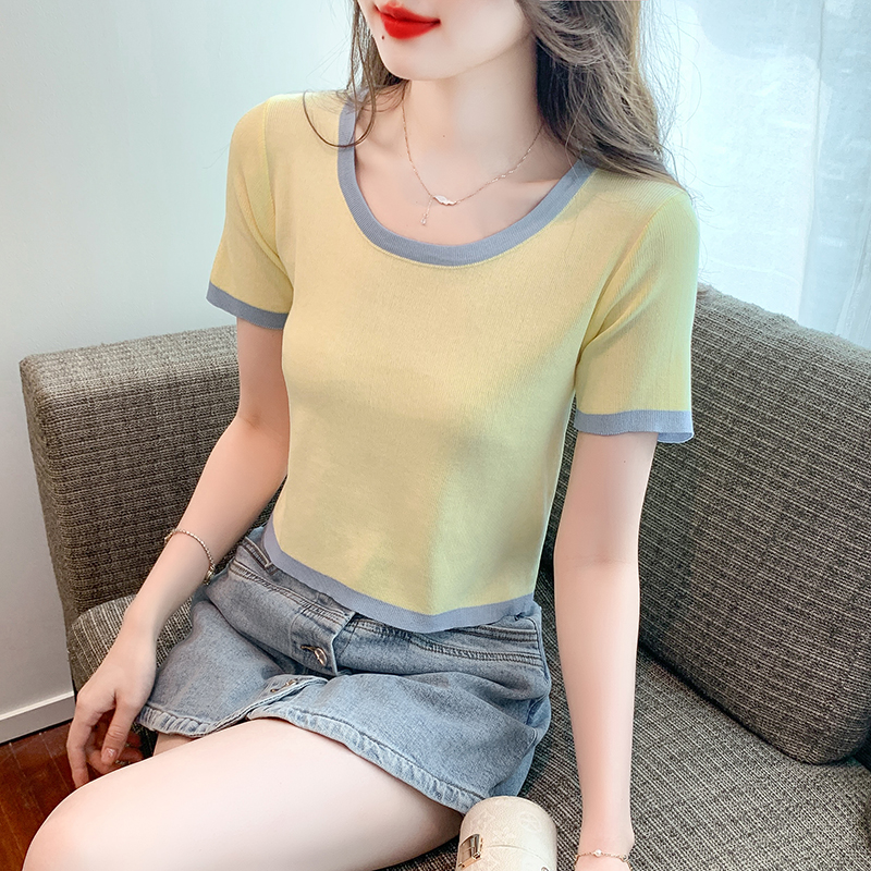 เสื้อผ้าวัยรุ่นเกาหลี เสื้อยืดวัยรุ่นผู้หญิง มีขนาด S M L XL