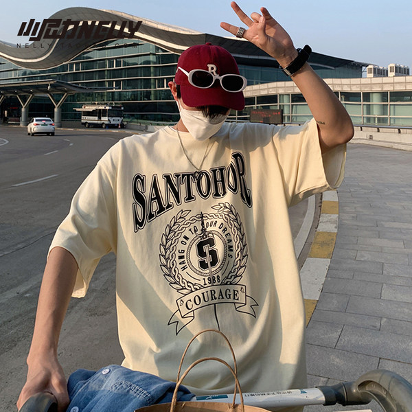 เสื้อยืดคอกลม ผู้ชาย เสื้อยืดผู้ชายเกาหลี เสื้อยืดเกาหลี แบรนด์ NELLY