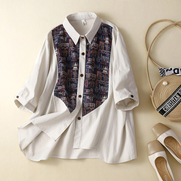เสื้อลินิน แบบเสื้อสวยๆ เสื้อผ้าฝ้ายลินิน เสื้อเชิ้ตผ้าลินิน BY LININ