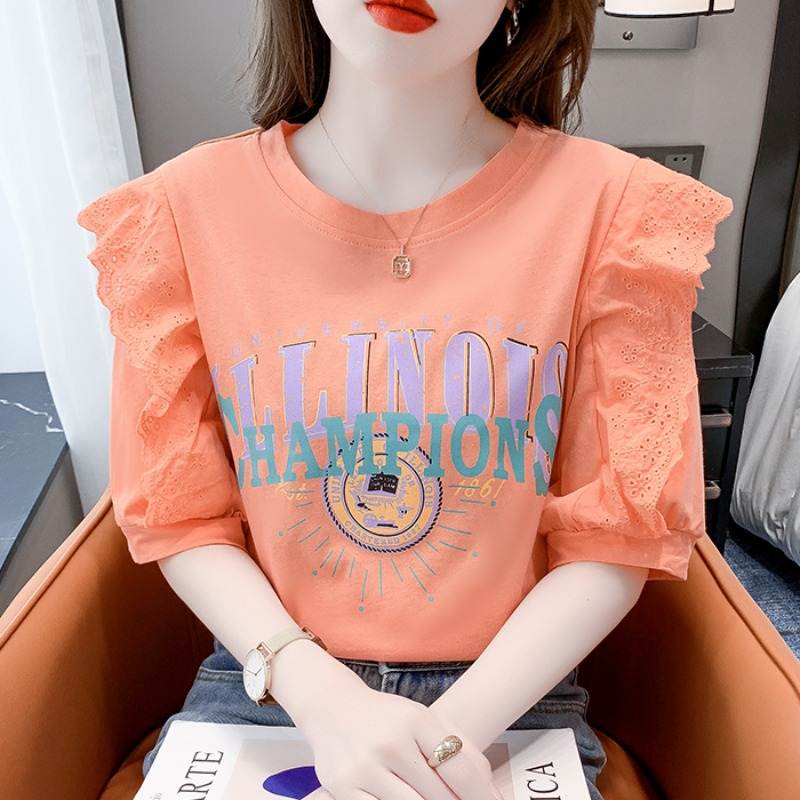 เสื้อยืดวัยรุ่นน่ารักๆ เสื้อวัยรุ่นแขนสั้น เสื้อผ้าวัยรุ่นเกาหลี แบรนด์ Wiyike