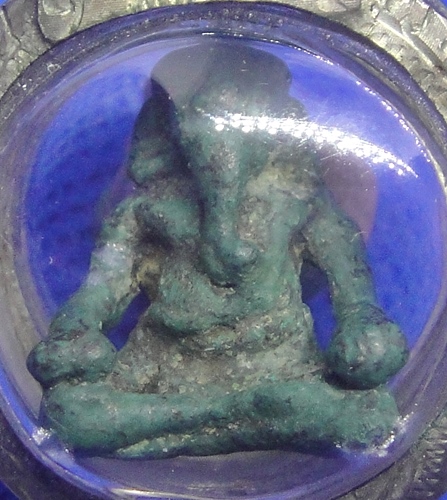 พระพิคเณศ ศิลปะบายน สนิมหยก