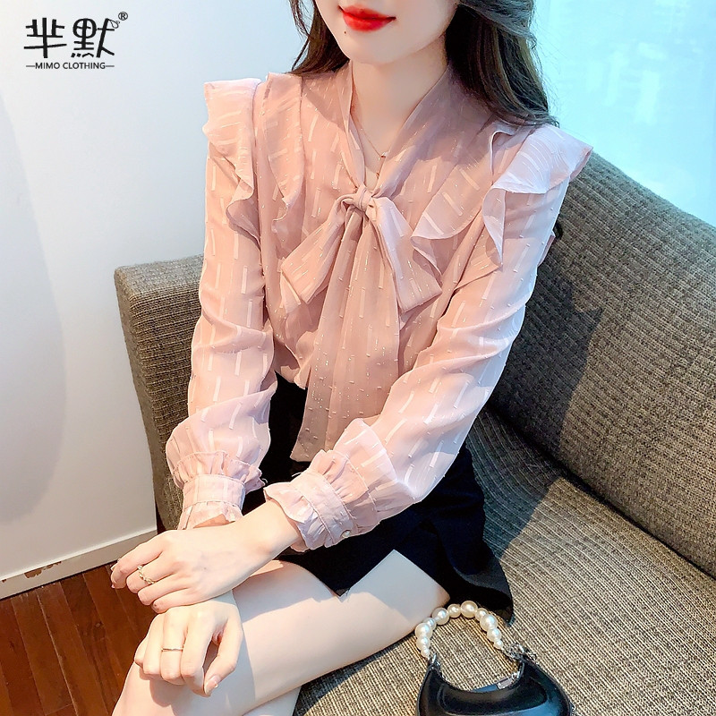 เสื้อลูกไม้ เสื้อเชิ้ตแขนยาว