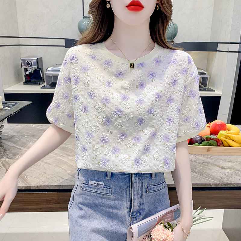 เสื้อผ้าวัยรุ่นเกาหลี เสื้อยืดวัยรุ่นผู้หญิง มีขนาด S M L XL