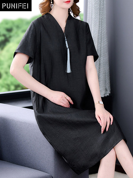 เดรสวัยผู้ใหญ่40-60ปี เดรสคุณแม่ ชุดเดรสทำงานวัยผู้ใหญ่ แบรนด์ MAMA DRESS