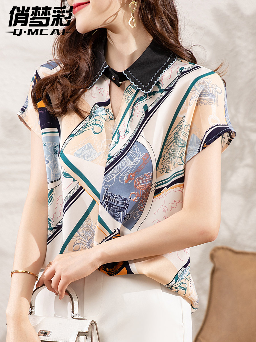 เสื้อชีฟอง เสื้อแฟชั่นสุภาพสตรีวัยผู้ใหญ่ มีไซต์ อก34นิ้ว-43นิ้ว