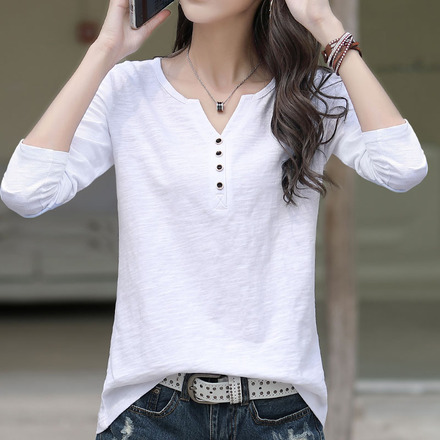 เสื้อยืดแขนยาวแฟชั่น เสื้อยืด T-shirt แขนยาว