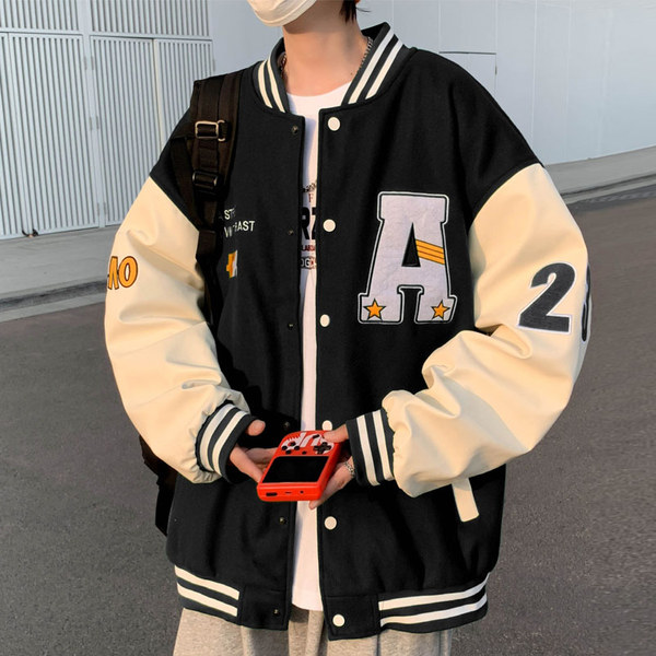 เสื้อแจ็คเก็ตเบสบอล เสื้อคลุม เสื้อแขนยาวสไตล์เกาหลี
