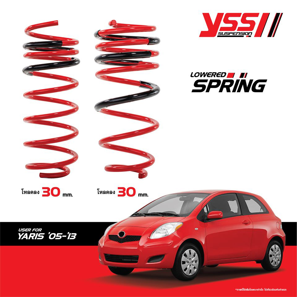 YSS สปริงรถยนต์แบบโหลด TOYOTA YARIS ปี 06-13