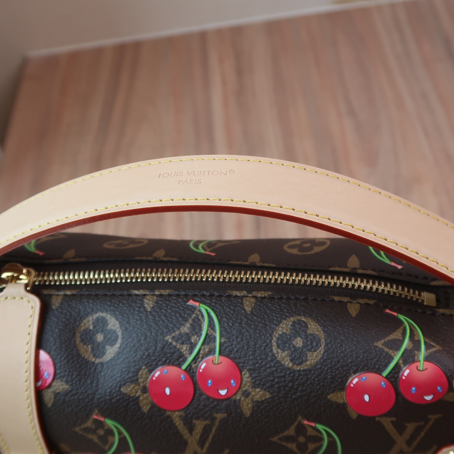 LVxMurakami Monogram Cherry Side Trunk MM (พารากอน 8 วัน)