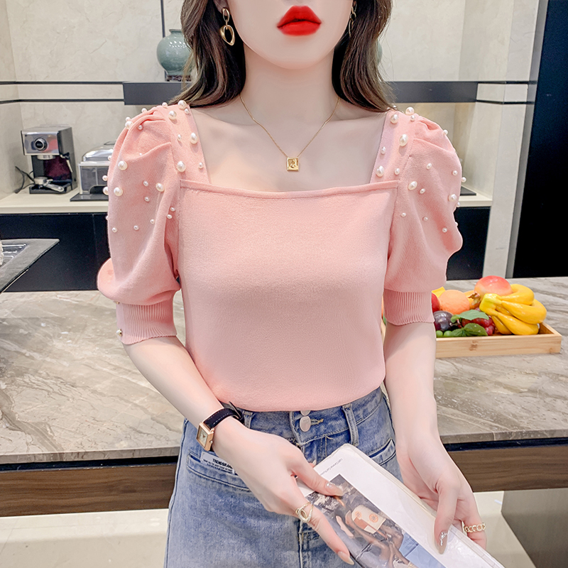 เสื้อผ้าวัยรุ่นเกาหลี เสื้อยืดวัยรุ่นผู้หญิง มีขนาด S M L XL