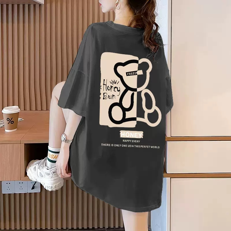 เสื้อยืดคนอ้วนแบบโอเวอร์ไซส์แบบ ulzzang fashion สนใจทักแชท