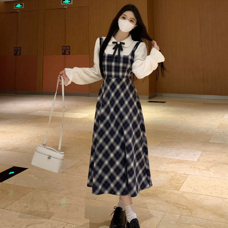 เดรสสาวอวบ มีไซส์ L-4XLอกเสื้อ 38-47 นิ้ว ใส่ได้ทั้งสาวหุ่นดีน่ารักจนถึงสาวอวบพลัสไซส์ จัดส่งฟรี! ทักแชทสั่งซื้อ
