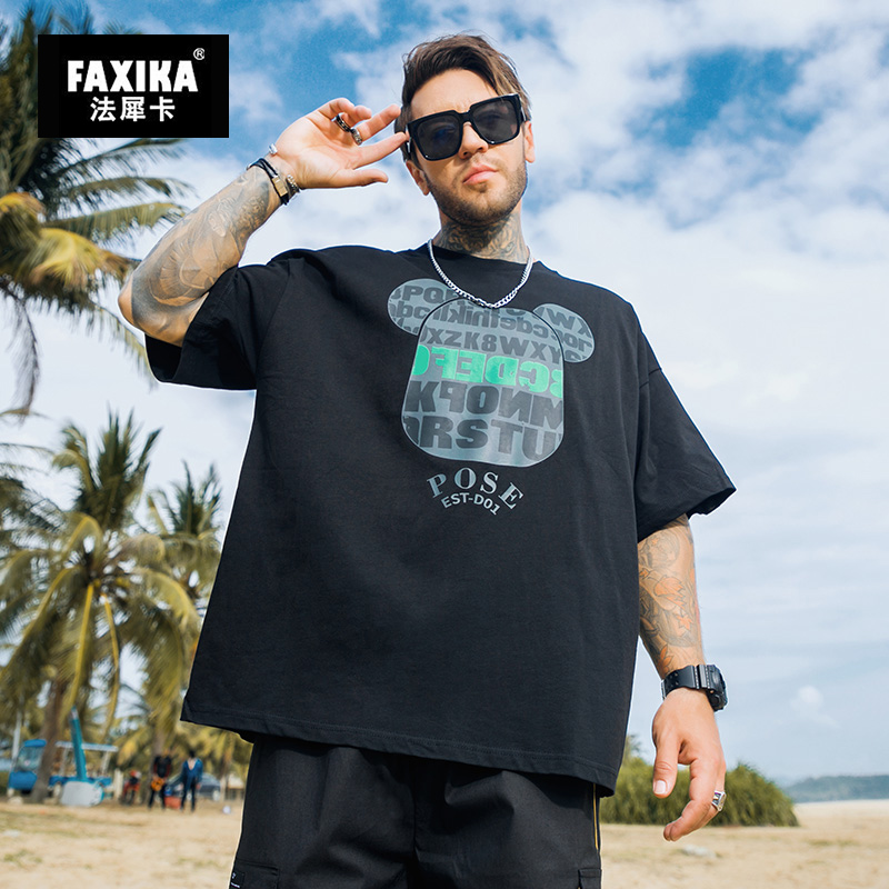 เสื้อยืดผู้ชายอ้วน S-5XL(อกเสื้อ39-51นิ้ว)