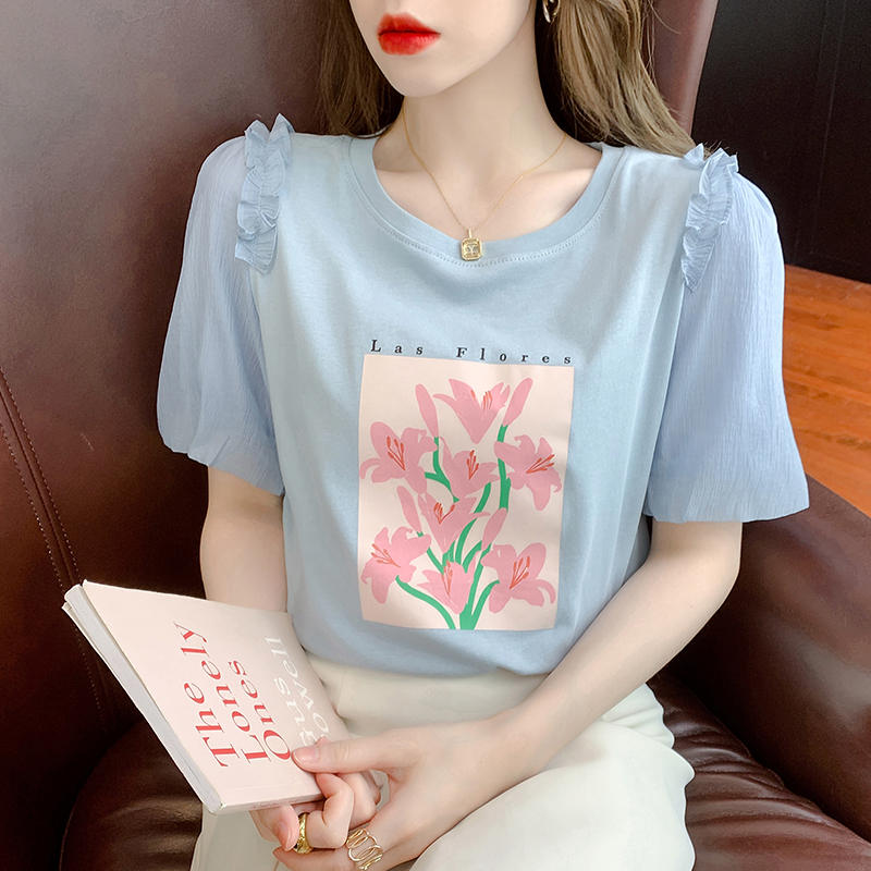 เสื้อยืดวัยรุ่นน่ารักๆ เสื้อวัยรุ่นแขนสั้น เสื้อผ้าวัยรุ่นเกาหลี แบรนด์ Wiyike