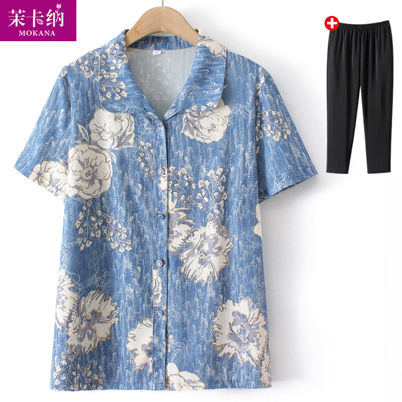 เสื้อคุณยาย เสื้อผู้วัยอายุ60-70ปี มีขนาด L-4XL(อกประมาณ35-45นิ้ว)