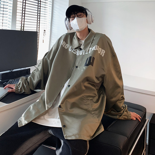 เสื้อแจ็คเก็ตเบสบอล เสื้อคลุม เสื้อแขนยาวสไตล์เกาหลี