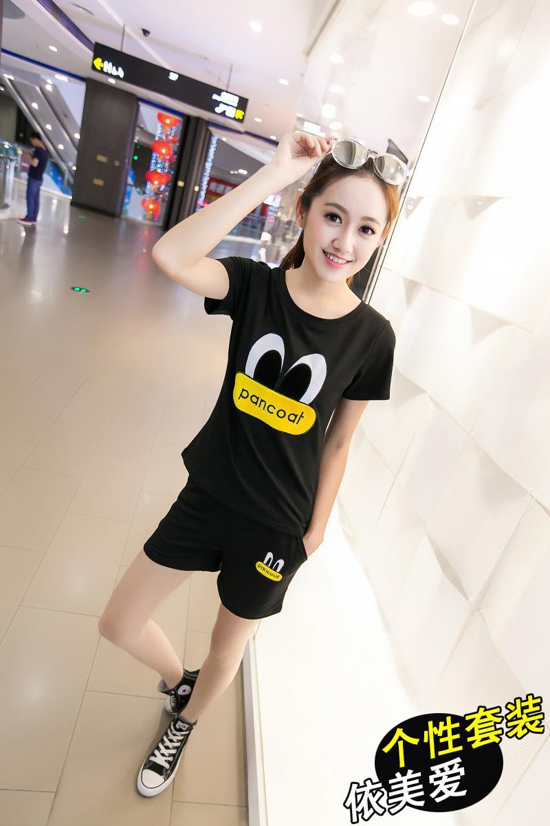 Set_bp1452 ชุดเซ็ท 2 ชิ้น(เสื้อ+กางเกง) เสื้อคอกลมแขนสั้นสกรีนลายด้านหน้า+กางเกงขาสั้นเอวยืดกระเป๋าข้าง ผ้าโพลีเอสเตอร์เนื้อนุ่มยืดขยายได้เยอะ **พร้อมส่งสีแดงสีเดียวค่ะ