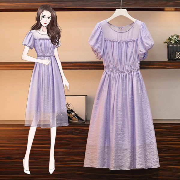 เดรสคนอ้วน เดรสสาวอวบ ชุดเดรสคนอ้วนวัยรุ่น BY PLUS SIZE Girl