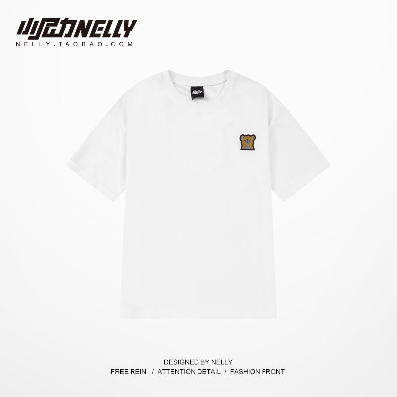 เสื้อยืดคอกลม ผู้ชาย เสื้อยืดผู้ชายเกาหลี เสื้อยืดเกาหลี แบรนด์ NELLY