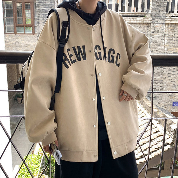 เสื้อแจ็คเก็ตเบสบอล เสื้อคลุม เสื้อแขนยาวสไตล์เกาหลี