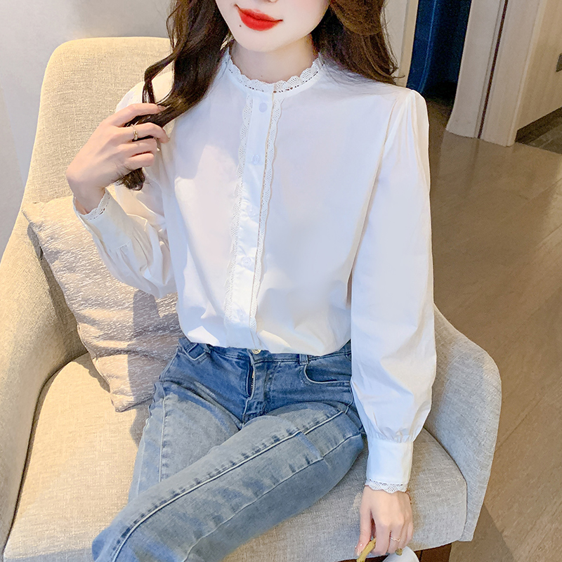 เสื้อเชิ้ตผู้หญิงใส่ทํางาน 390 บาทต่อชิ้น ฟรีค่าจัดส่ง