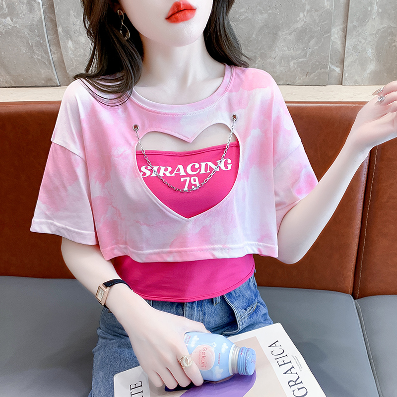 เสื้อผ้าวัยรุ่นเกาหลี เสื้อยืดวัยรุ่นผู้หญิง มีขนาด S M L XL