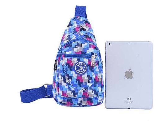 กระเป๋าเป้ กระเป๋าสะพาย กระเป๋าคาดอก ผ้าไนลอน กันน้ำ กระเป๋าผู้หญิง เก๋ ๆ ใส่ของกระจุกจิก กระเป๋าใส่ของเที่ยว แบบสวย สีสันสดใส 950130