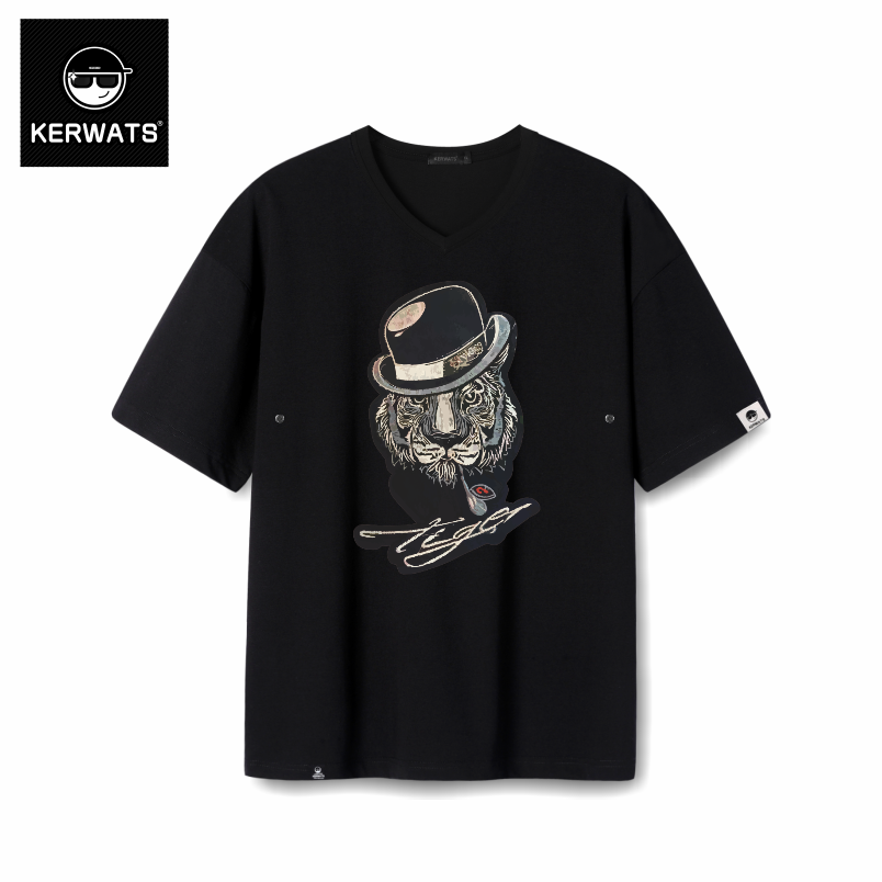 เสื้อยืดผู้ชายอ้วน S-6XL น้ำหนักผู้สวม 50-135 กิโลกรัม