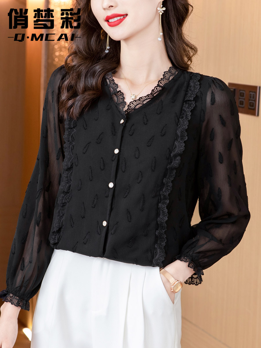 เสื้อเชิ้ต เสื้อเชิ้ตชีฟอง ลายสวยๆฟรีค่าส่ง
