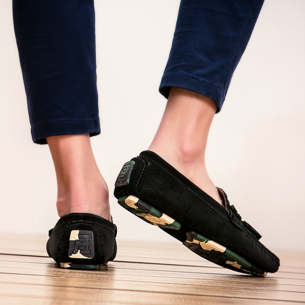 รองเท้าหนังผู้ชาย มีไซส์39-44 รองเท้าโลฟเฟอร์ชาย Slip-On Shoes